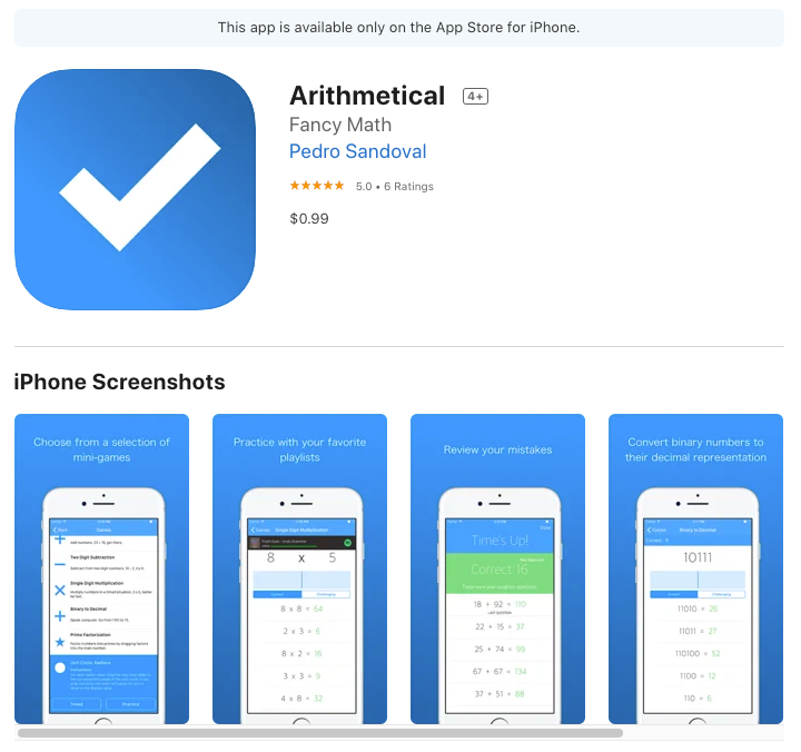 arithmetical-app-store